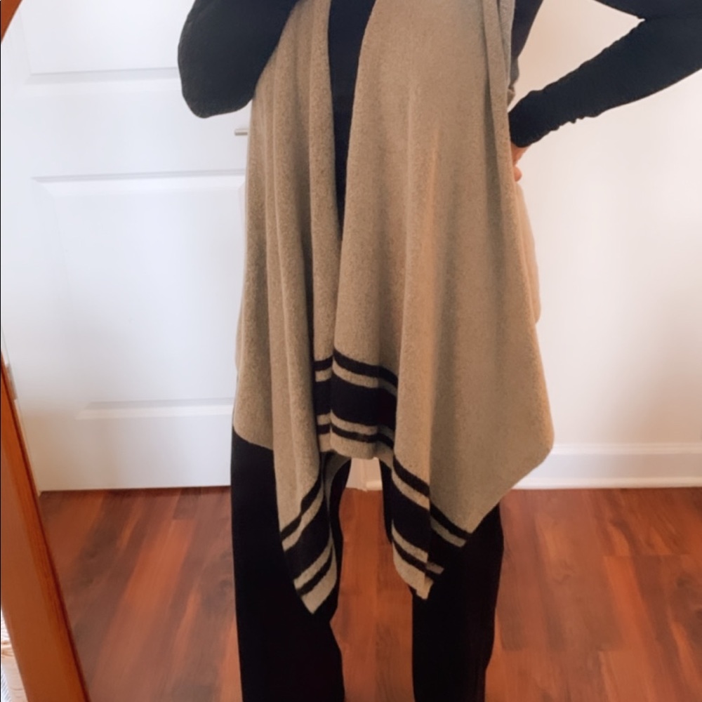 Banana Republic Sweater Vest with Stripes (Alpaca & Wool)